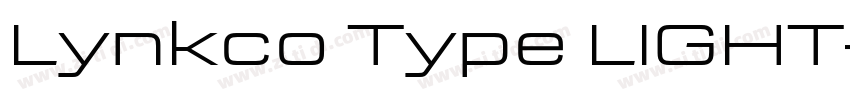 Lynkco Type LIGHT字体转换